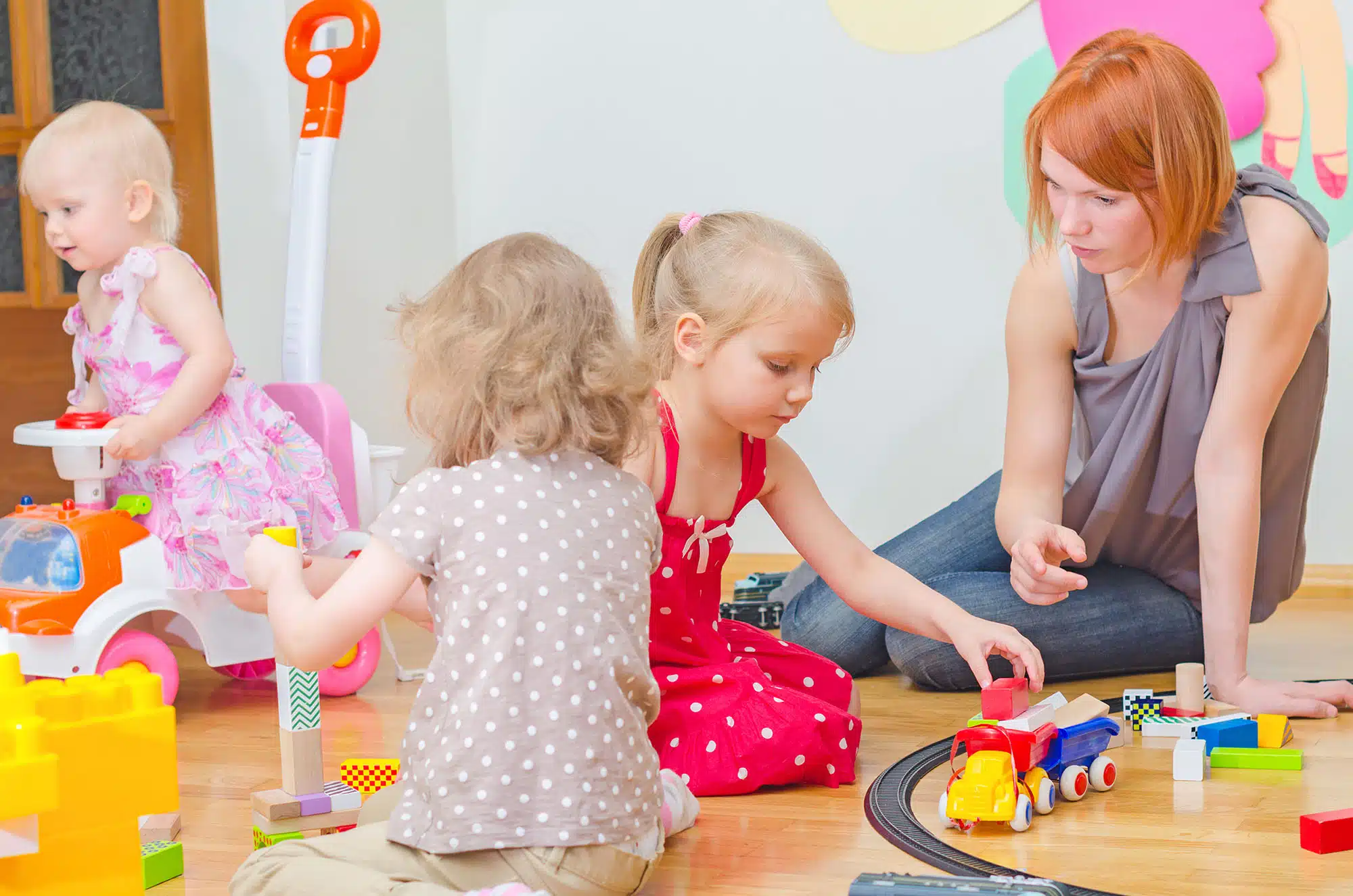 Teacher in the Butterflies class